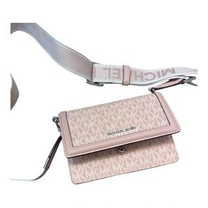 Michael Kors Blush Pink Wallet with Strap
